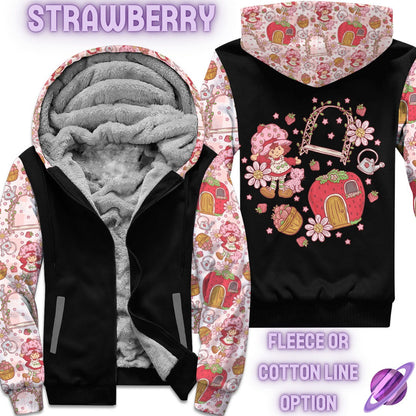 JACKET RUN 14-STRAWBERRY-FLEECE OR COTTON LINER-PREORDER CLOSING 12/16