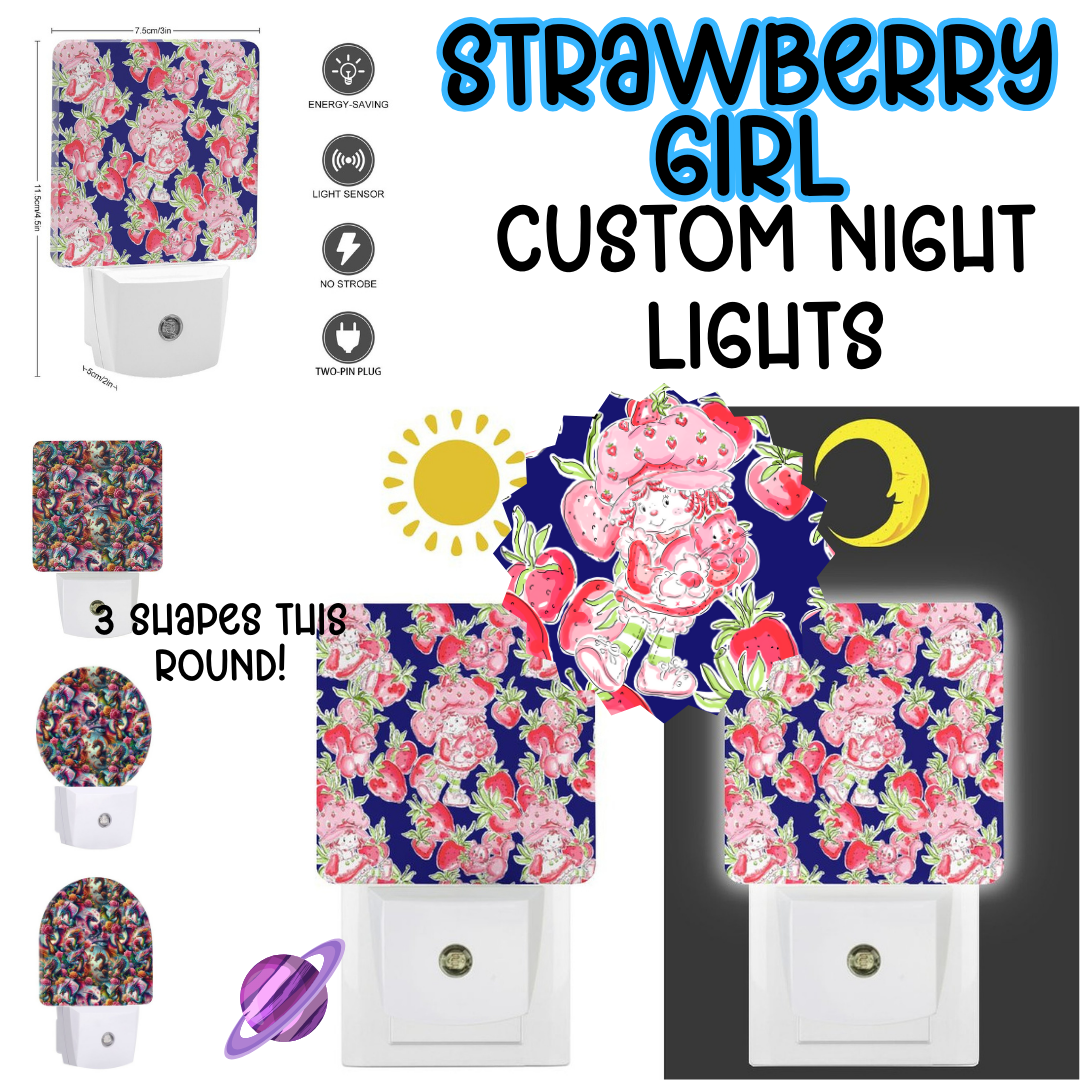 STRAWBERRY GIRL - Custom Night Lights Round 2 Preorder Closing 2/4