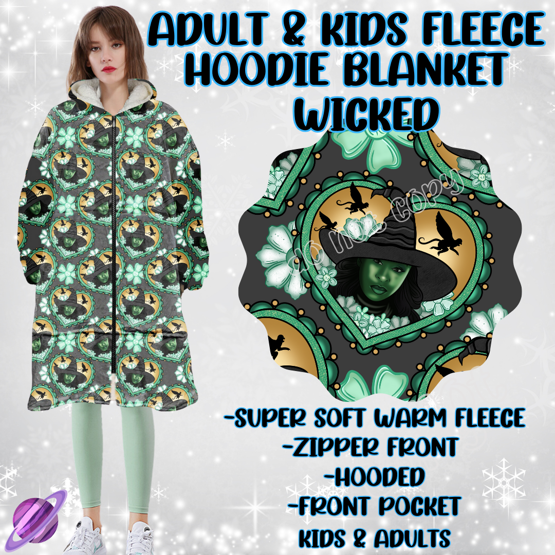 WICKED - HOODIE BLANKET RUN PREORDER CLOSING 12/18