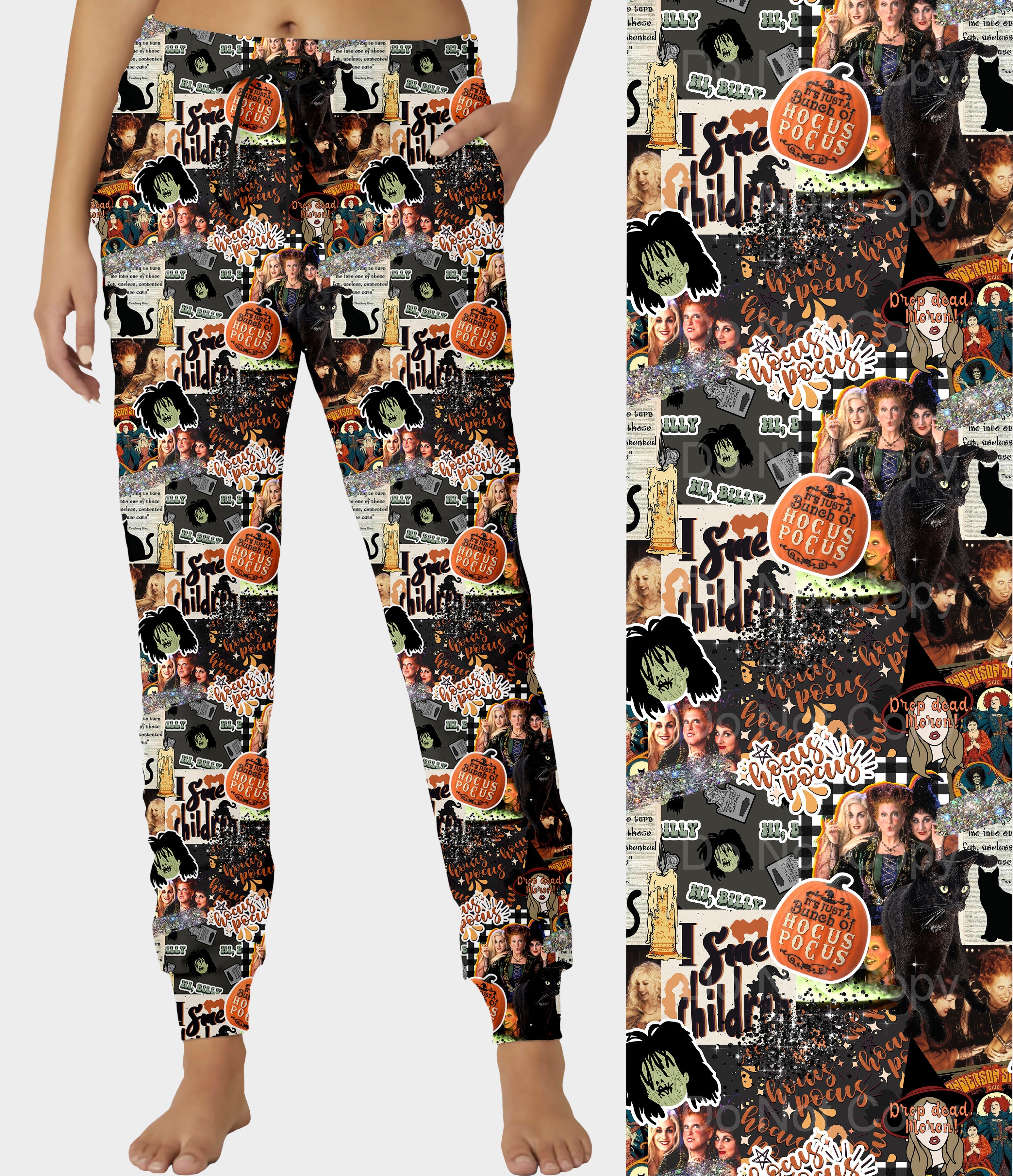 RTS - Witchy Collage Joggers