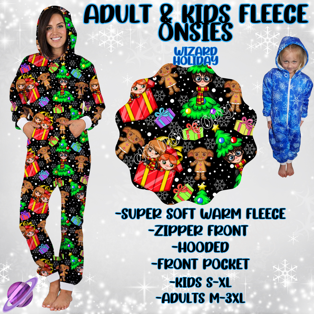 WIZARD HOLIDAY-ONESIES ROUND 3- PREORDER CLOSING 9/23