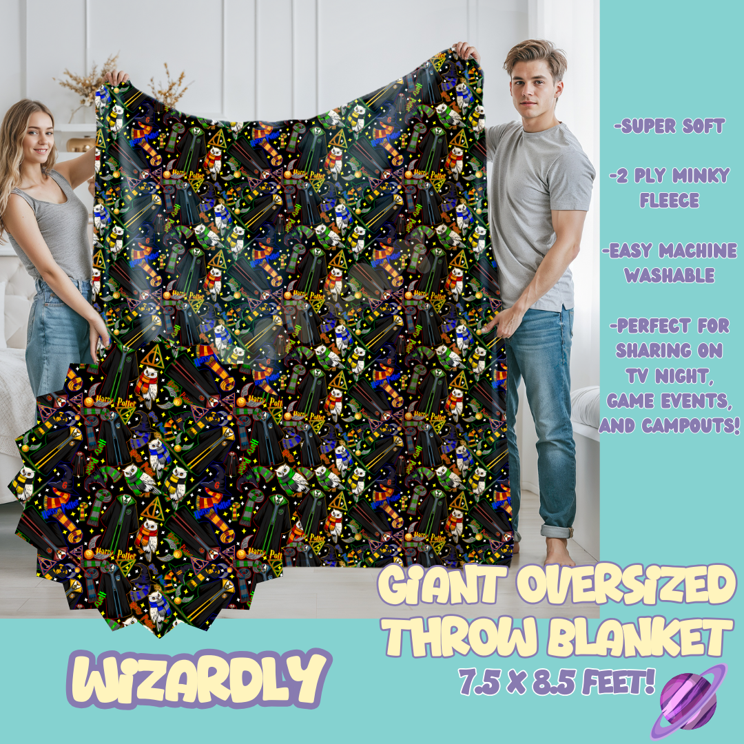 WIZARDLY - OVERSIZED THROW BLANKET 11 - PREORDER CLOSING 2/2