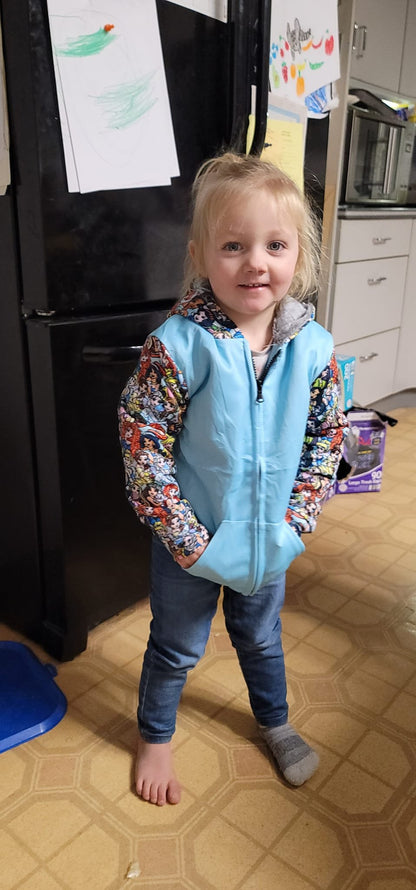 JACKET RUN 14-MOUSE ZIP-FLEECE OR COTTON LINER-PREORDER CLOSING 12/16