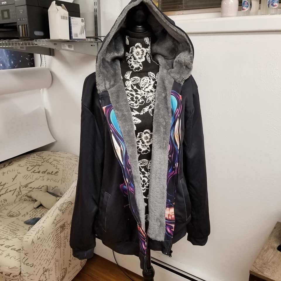 HORROR KITTY- FLEECE/COTTON JACKET