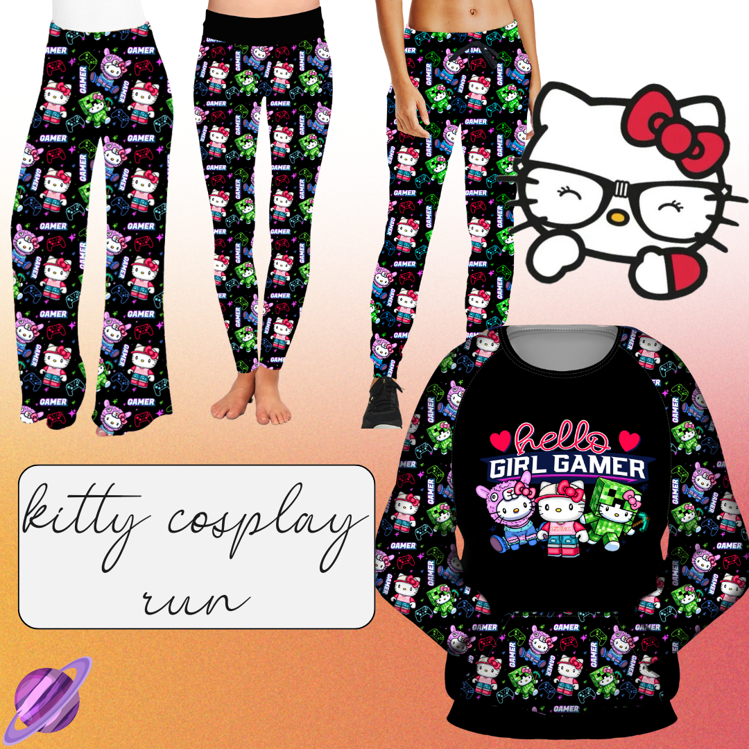 GAMER - LEGGING/JOGGER/LOUNGER - KITTY COSPLAY RUN CLOSING 11/15