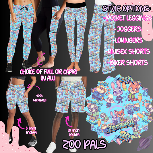 ZOO PALS-BATCH 121-PREORDER-6 STYLES OF BOTTOMS-HARD CLOSE 1/2