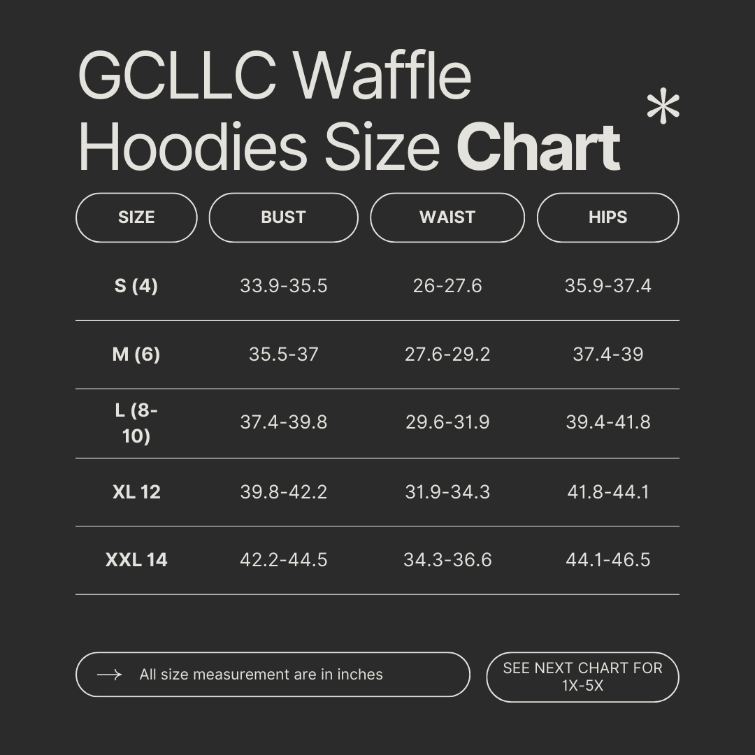 MENTALLY SPICY - CUSTOM WAFFLE HOODIES PREORDER CLOSING 11/19