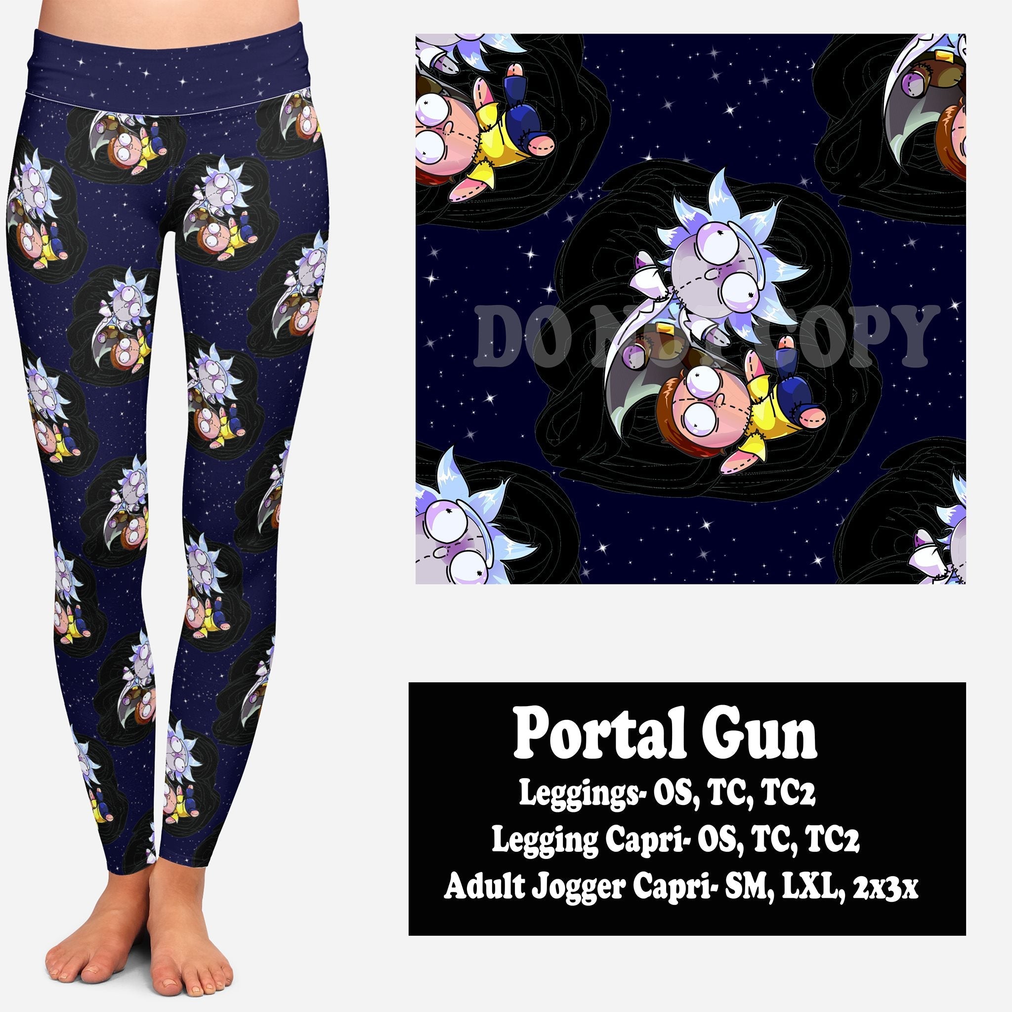 PORTAL GUN (LEGGINGS, CAPRI, JOGGER CAPRI)