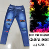 LEGGING JEAN RUN-RAINBOW SMOKE (ACTIVE BACK POCKETS)