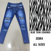 LEGGING JEAN RUN-ZEBRA (ACTIVE BACK POCKETS)