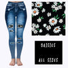 LEGGING JEAN RUN-DAISIES (ACTIVE BACK POCKETS)