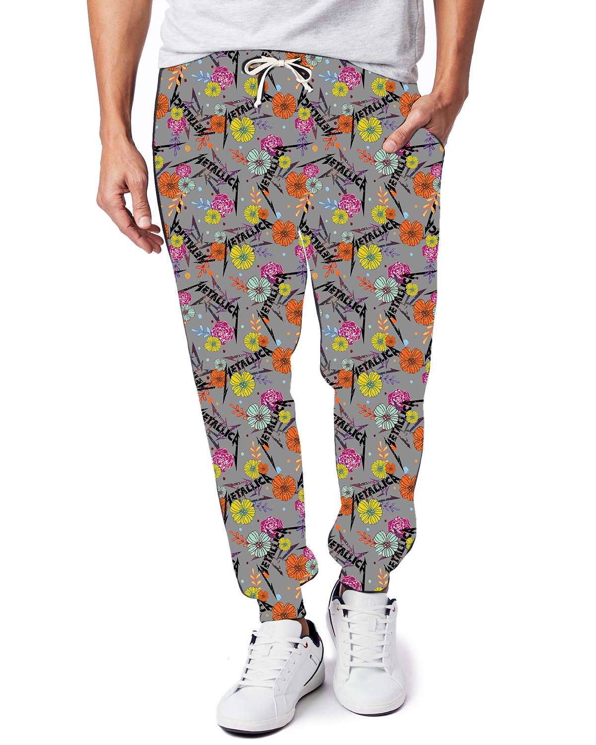 BAND RUN 2- UNFORGIVEN FLORAL LEGGINGS/CAPRI/JOGGERS