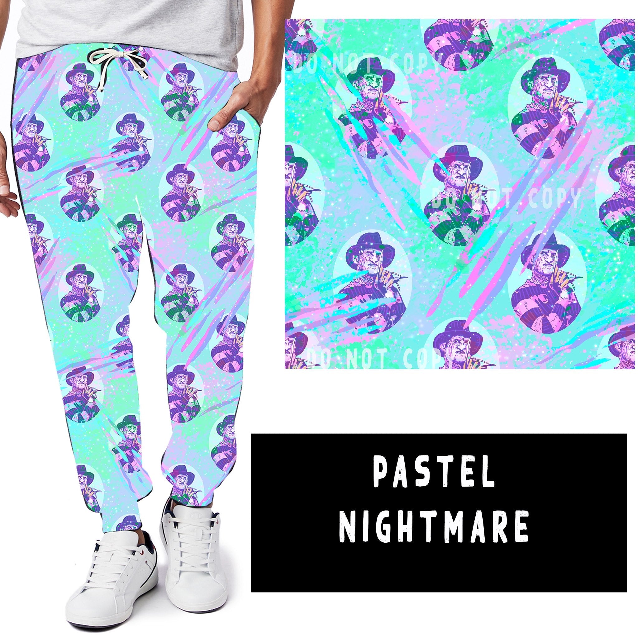 PASTEL ODDITY RUN-PASTEL NIGHTMARE LEGGINGS/JOGGERS