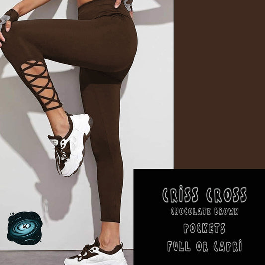CRISS CROS RUN- CHOCOLATE BROWN