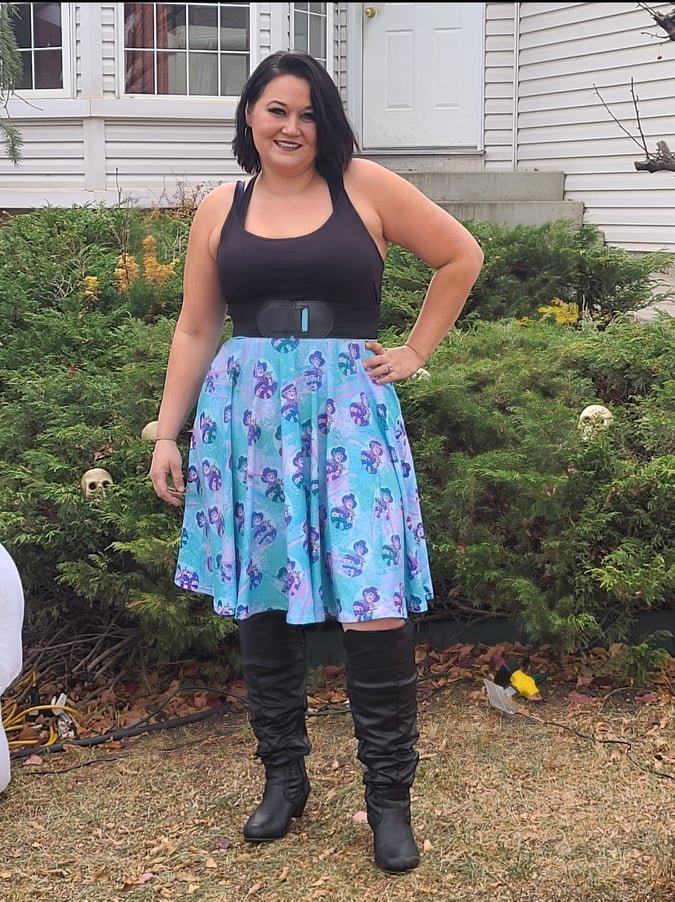 BEARY SCARY RUN- BEAR MASH SWING SKIRT