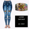 LEGGING JEAN RUN-LEOPARD SUNFLOWER (ACTIVE BACK POCKETS)