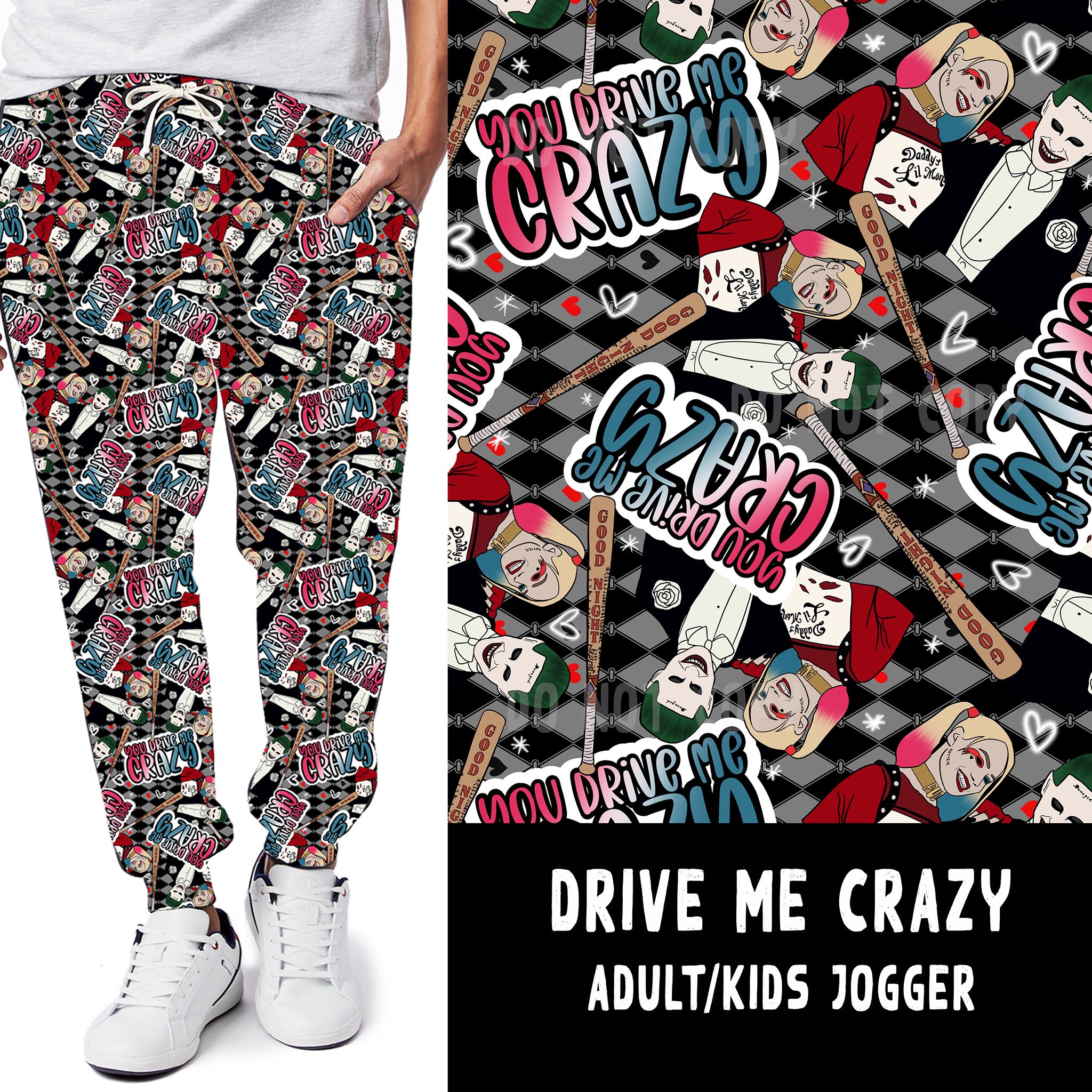 LUCKY IN LOVE-DRIVE ME CRAZY LEGGINGS/JOGGERS