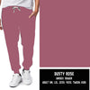 SOLIDS RUN-DUSTY ROSE LEGGINGS/JOGGERS