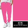 SOLIDS RUN-HOT PINK LEGGINGS/JOGGERS