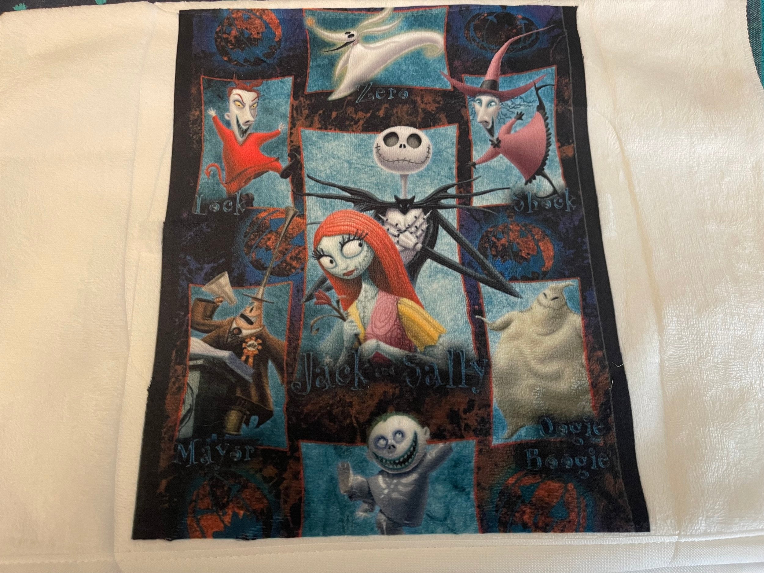 Inspired Nightmare Before Christmas Towel Set