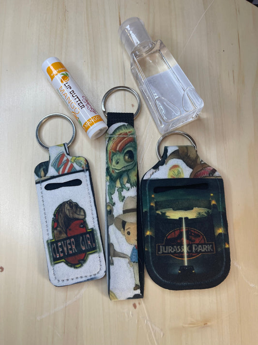 Jurassic Park Clever Girl Keychain Set