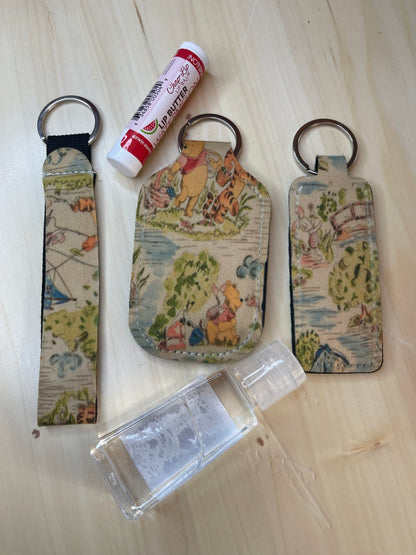 Winnie The Pooh inspired Key Chain Set