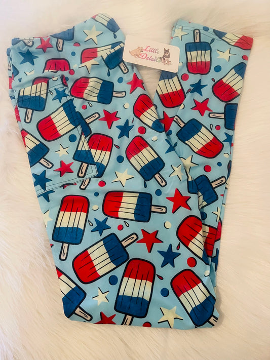 4th of July  Full Length Leggings
