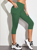 SPC RUN-OLIVE GREEN- POCKET CAPRI- 2 OPTION