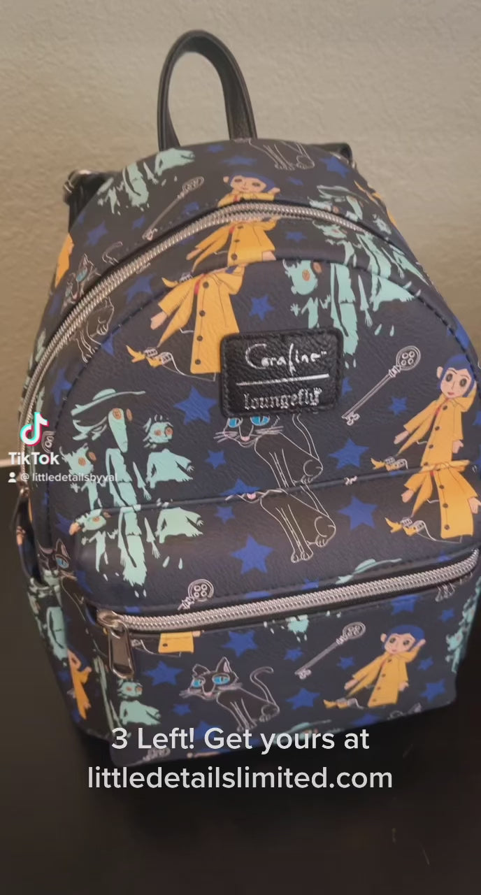 Coraline Loungefly Mini Backpack