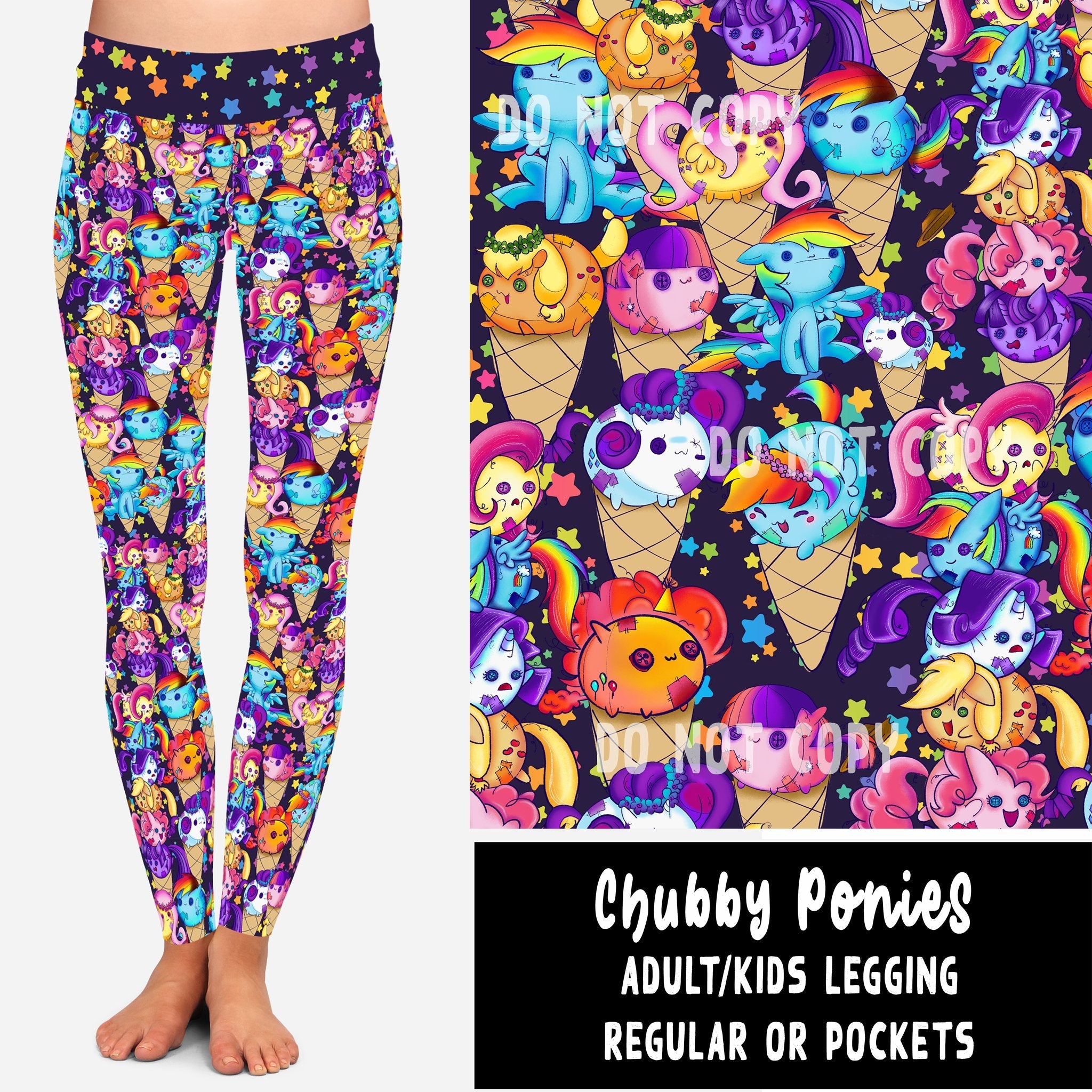 SPRING BASH RUN-CHUBBY PONIES LEGGINGS/JOGGERS