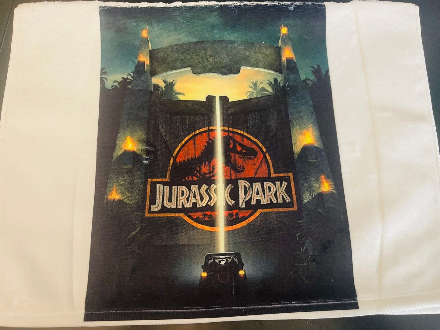 Life Finds Away -Dinosaur Park Towel Design #2