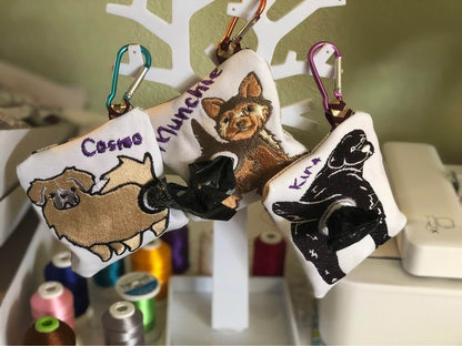 Custom Breed Doggie Waste Bag Holder
