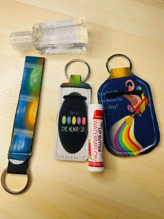 Inside Out "Bing Bong" Keychain Set