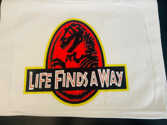 Life Finds Away -Dinosaur Park Towel Design #2