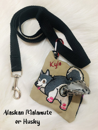 Custom Breed Doggie Waste Bag Holder