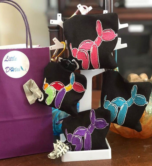 Balloon Doggie Waste Bag Holder