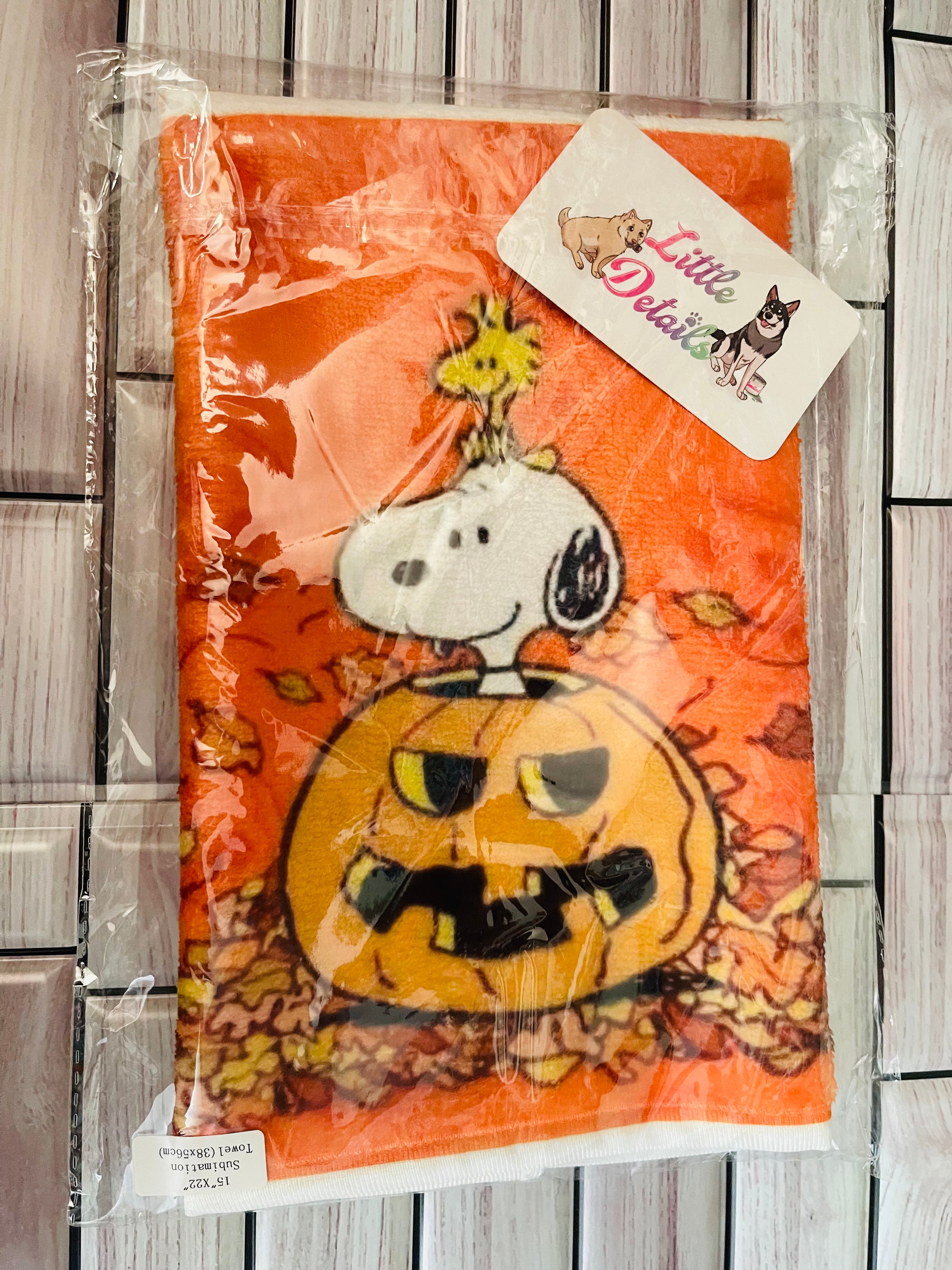 Inspired Halloween Snoopy Towels