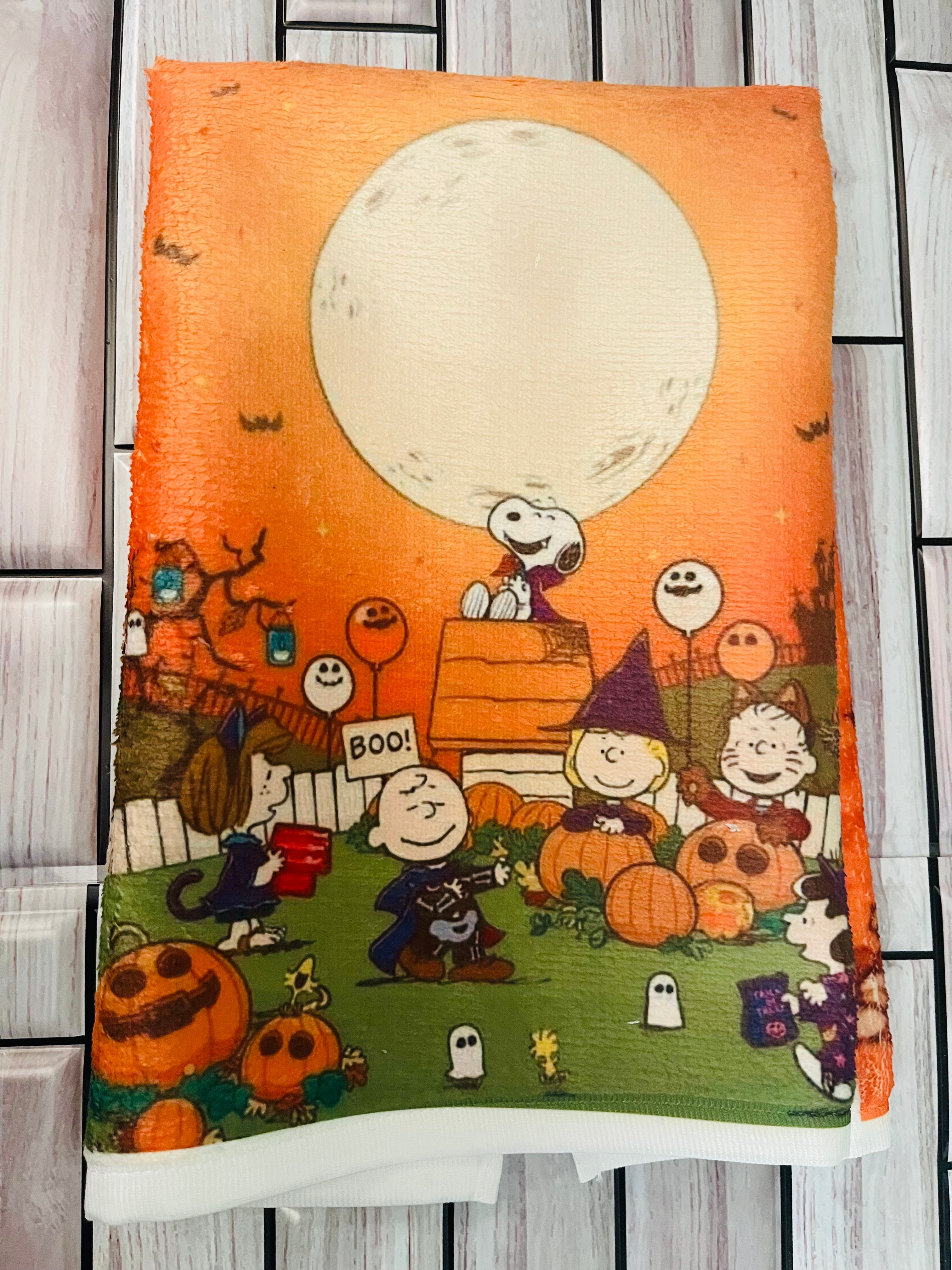 Inspired Halloween Snoopy Towels