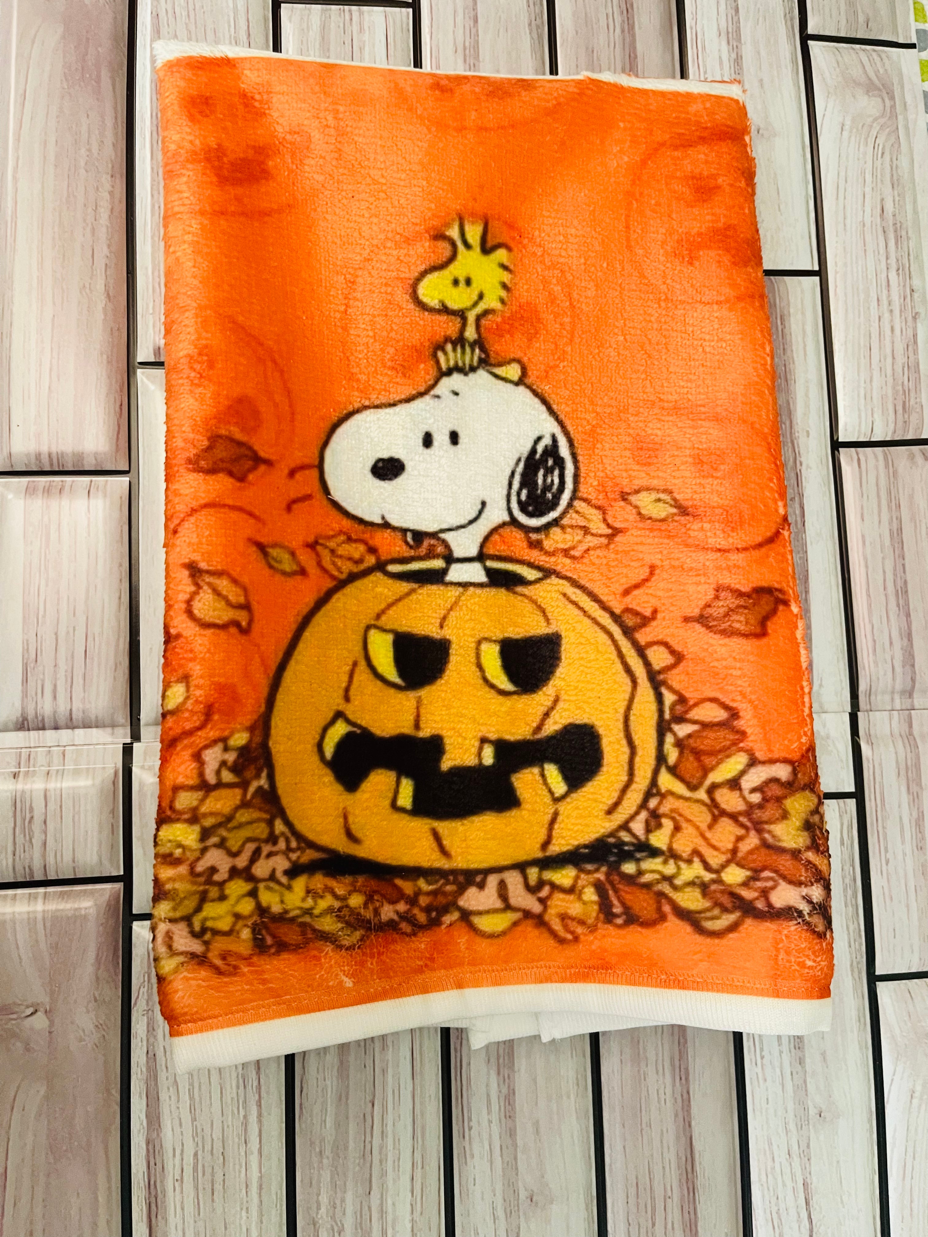 Inspired Halloween Snoopy Towels