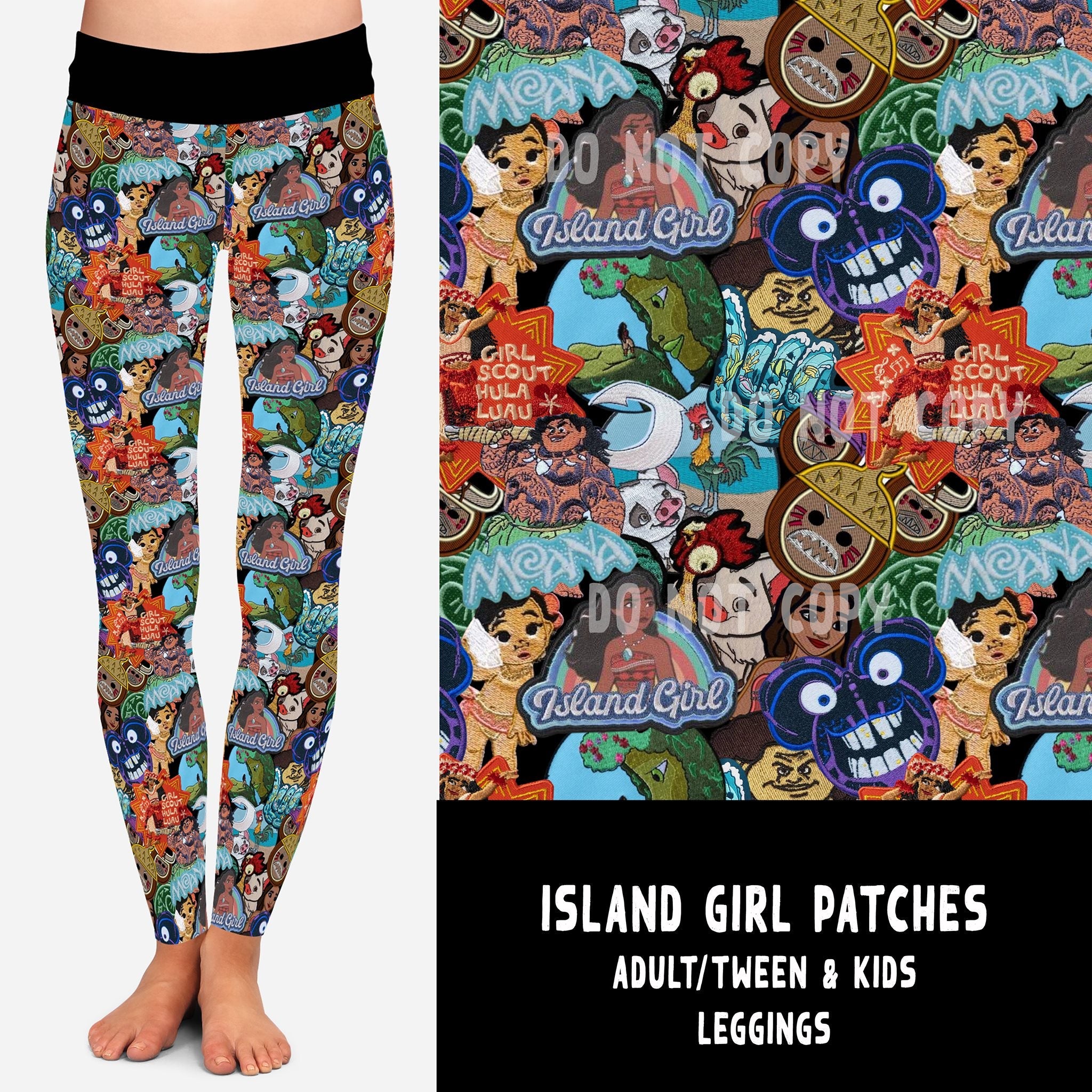 PATCH RUN-ISLAND GIRL LEGGINGS/JOGGERS