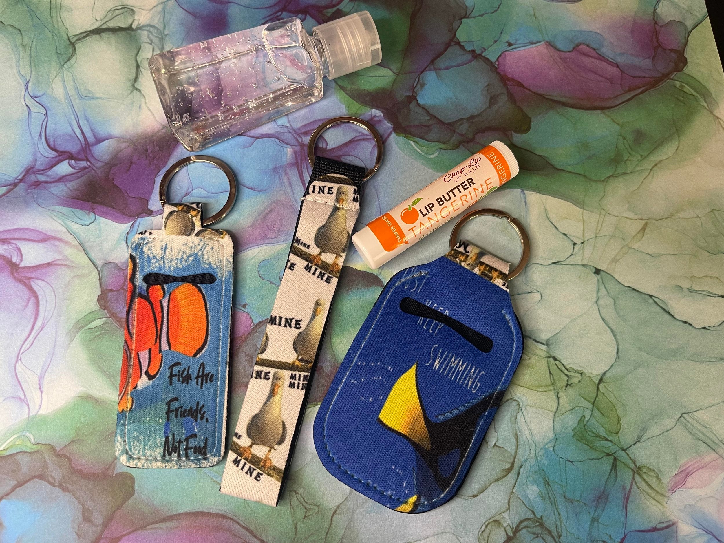 Finding Fish Key chain Set