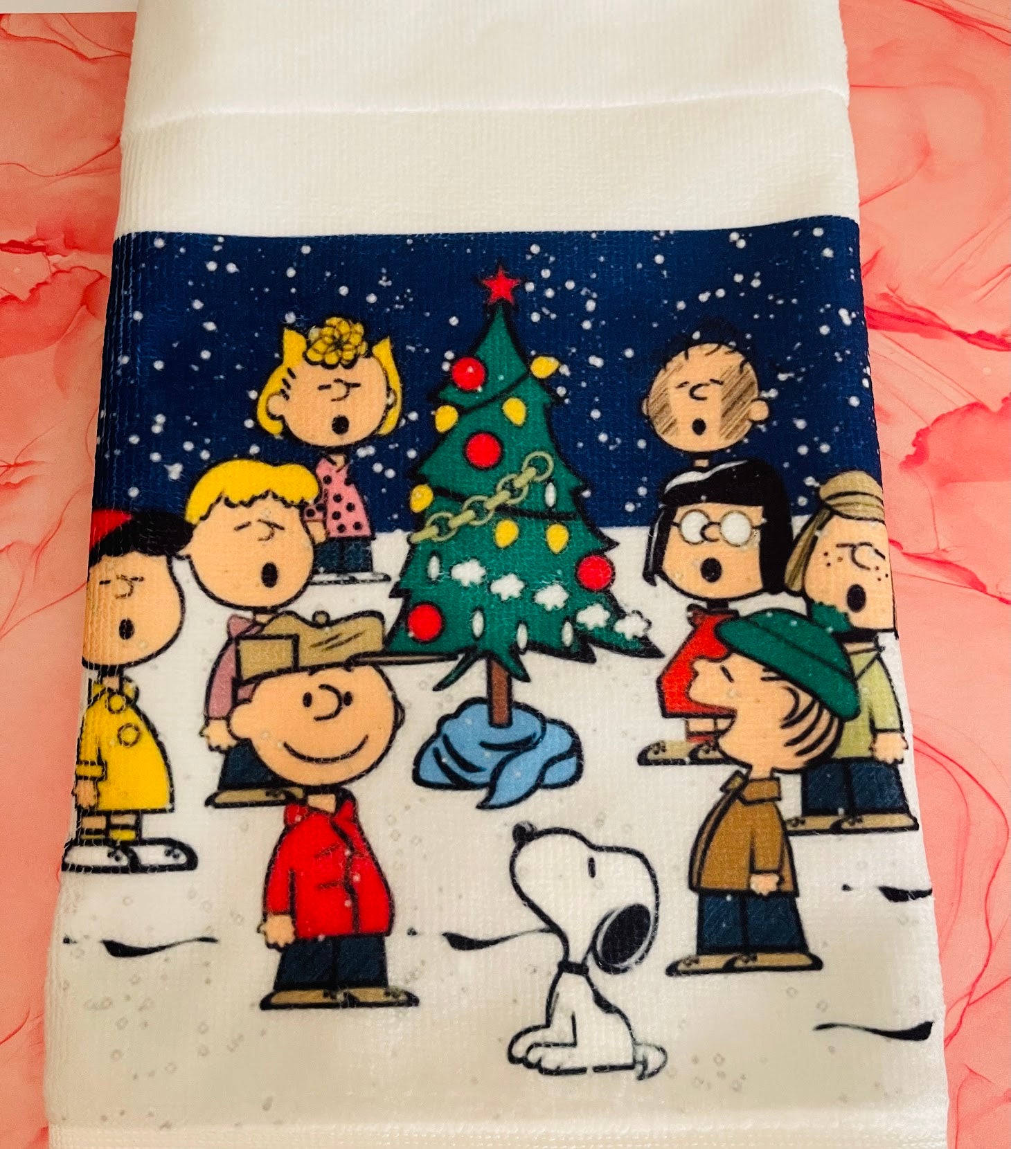 Inspired Snoopy Christmas Towel Set